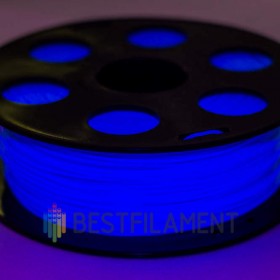 PETG пластик Голубой (флуоресцентный) Bestfilament для 3D-принтера- 1.75 мм