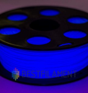 PETG пластик Голубой (флуоресцентный) Bestfilament для 3D-принтера- 1.75 мм