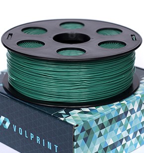 PLA пластик Изумрудный VolPrint для 3D-принтера - 1.75 мм