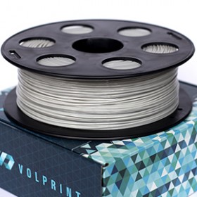 PLA пластик Светло-серый VolPrint для 3D-принтера - 2.85 мм